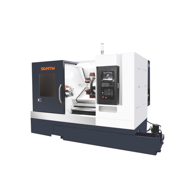 Токарный станок JZ4050cnc для резки латунных изделий, высокоскоростной центр для сверления и нарезания резьбы 